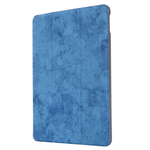 

For iPad 10.2 inch GEBEI Cloth Texture Horizontal Flip Protective Case with Holder(Blue)