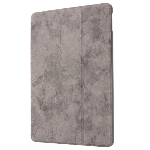 

For iPad 10.2 inch GEBEI Cloth Texture Horizontal Flip Protective Case with Holder(Grey)