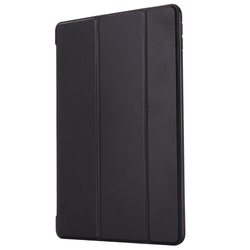 

For iPad 10.2 inch GEBEI Shockproof Horizontal Flip Leather Case with Three-folding Holder(Black)