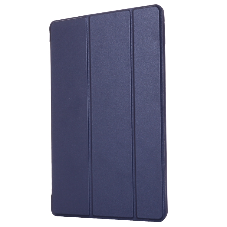 

For iPad 10.2 inch GEBEI Shockproof Horizontal Flip Leather Case with Three-folding Holder(Royal Blue)
