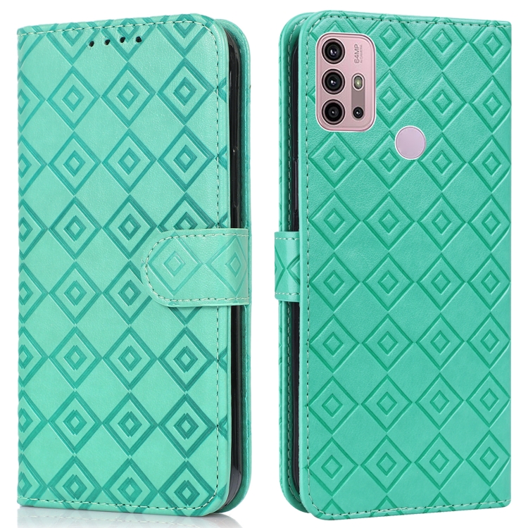 For Motorola Moto G10 / G20 / G30 Embossed Big Small Concentric Squares Pattern Horizontal Flip Leather Case with Card Slot & Holder & Wallet(Green)
For Motorola Moto G10 / G20 / G30 Embossed Big Small Concentric Squares Pattern Horizontal Flip Leather Case with Card Slot & Holder & Wallet(Green)
