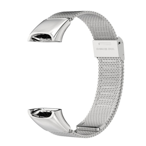 

For Huawei Band 4 / Honor Band 5i MIJOBS Milan Stainless Steel Replacement Strap Watchband(Silver)