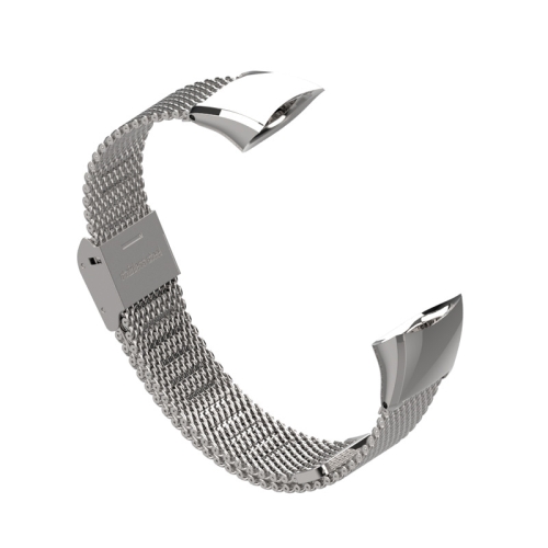 

For Honor Band 4 / 5 MIJOBS Milan Stainless Steel Metal Buckle Replacement Strap Watchband(Silver)