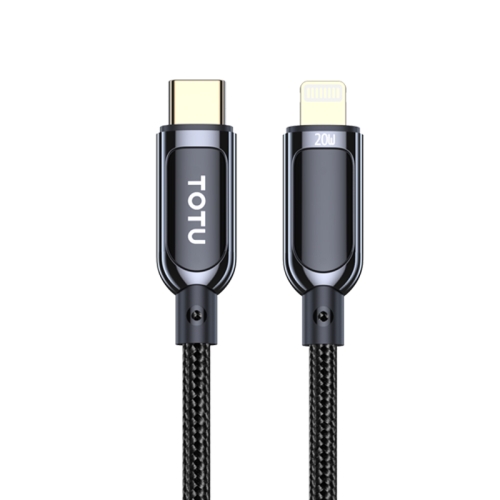 

TOTUDESIGN BPD-006 Bo Shi Series 8 Pin PD Fast Charging Data Cable, Length: 1.2m(Black)