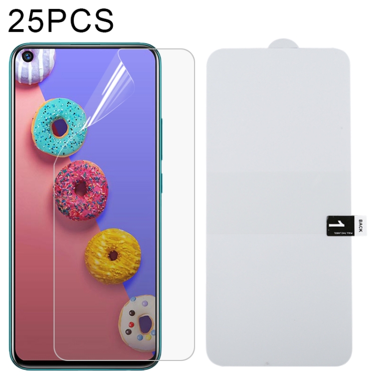 

For Infinix S5 / X652 25 PCS Full Screen Protector Explosion-proof Hydrogel Film