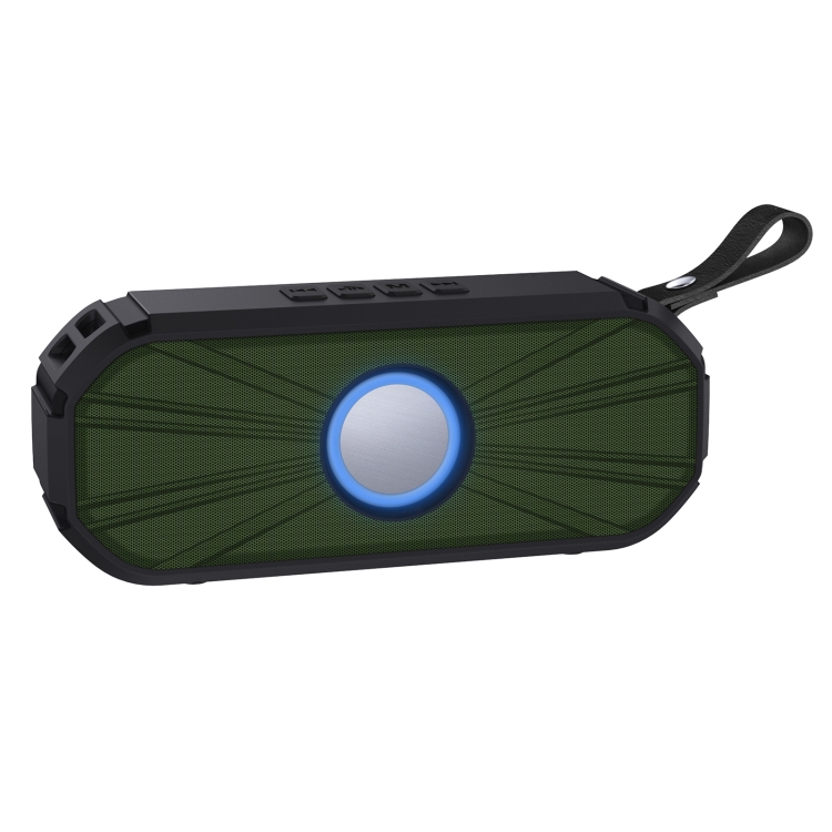 

New Rixing NR-9012 Bluetooth 5.0 Portable Outdoor Wireless Bluetooth Speaker(Green)