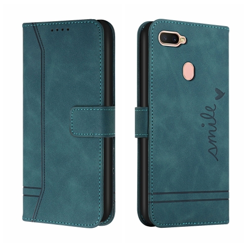 

For OPPO A12 Retro Skin Feel Horizontal Flip Soft TPU + PU Leather Case with Holder & Card Slots & Photo Frame(Green)