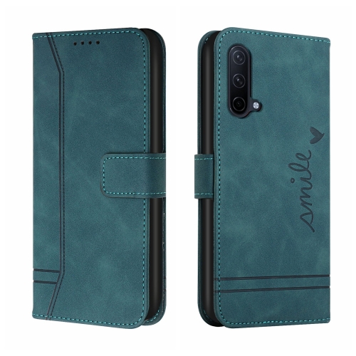 

For OnePlus Nord CE 5G Retro Skin Feel Horizontal Flip Soft TPU + PU Leather Case with Holder & Card Slots & Photo Frame(Dark Green)
