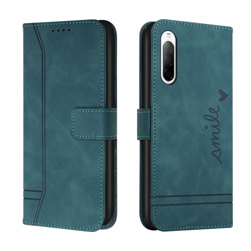 

For Sony Xperia 10 II Retro Skin Feel Horizontal Flip Soft TPU + PU Leather Case with Holder & Card Slots & Photo Frame(Green)