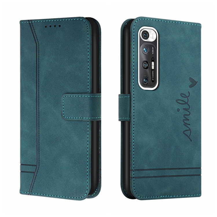 

For Xiaomi Mi 10S Retro Skin Feel Horizontal Flip Soft TPU + PU Leather Case with Holder & Card Slots & Photo Frame(Dark Green)