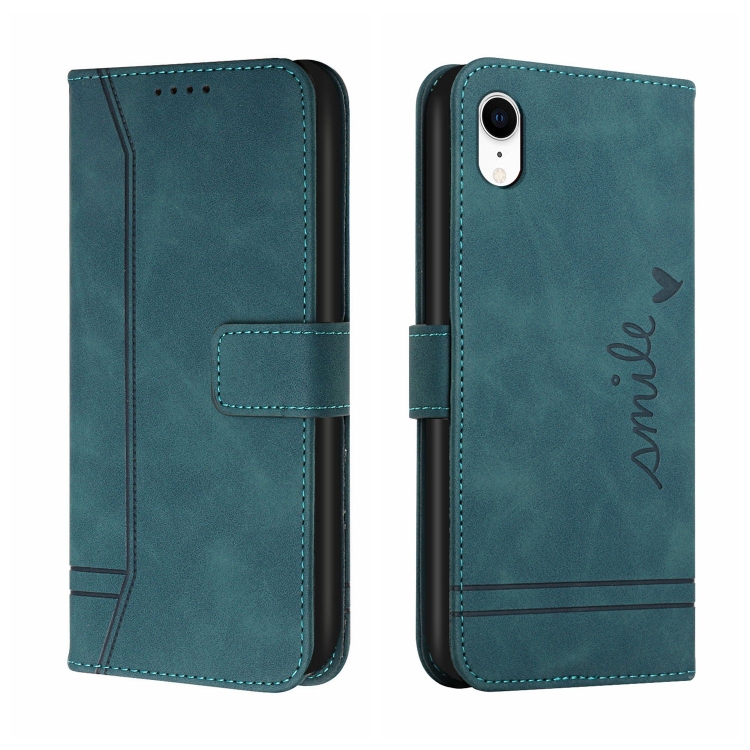 

Retro Skin Feel Horizontal Flip Soft TPU + PU Leather Case with Holder & Card Slots & Photo Frame For iPhone XR(Army Green)