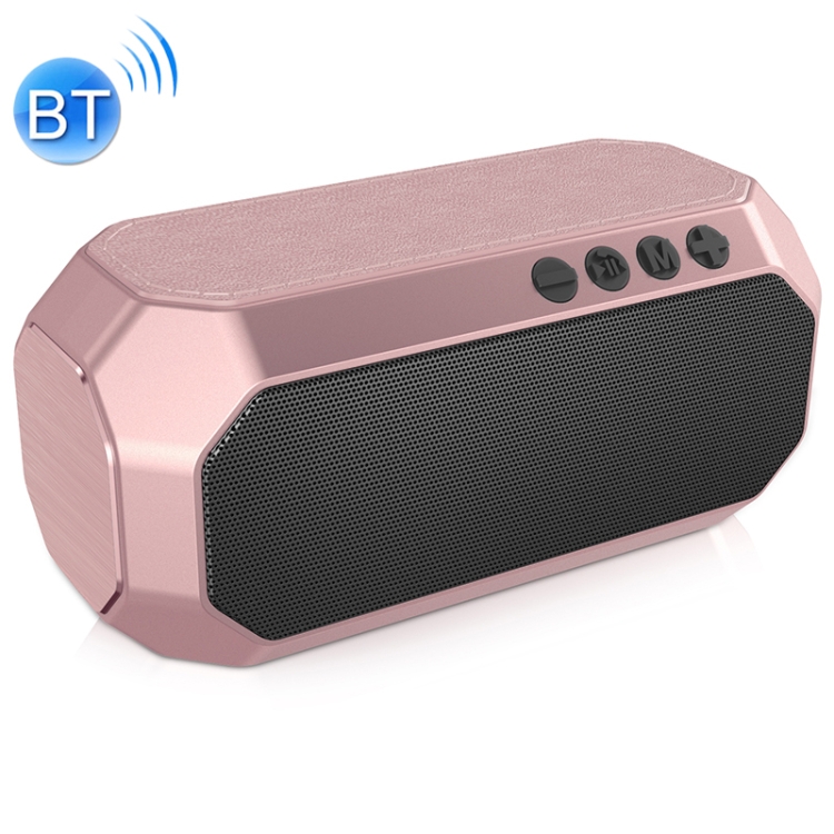 

NewRixing NR-4000 TWS Mesh Polygon Music Box Concept Bluetooth Speaker(Rose Gold)