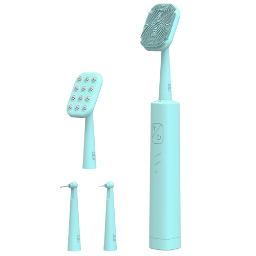 

LSHOW YJK108 Multi-function Facial Cleansingand Teeth Ceaning Instrument with LED Auxiliary Light(Blue)