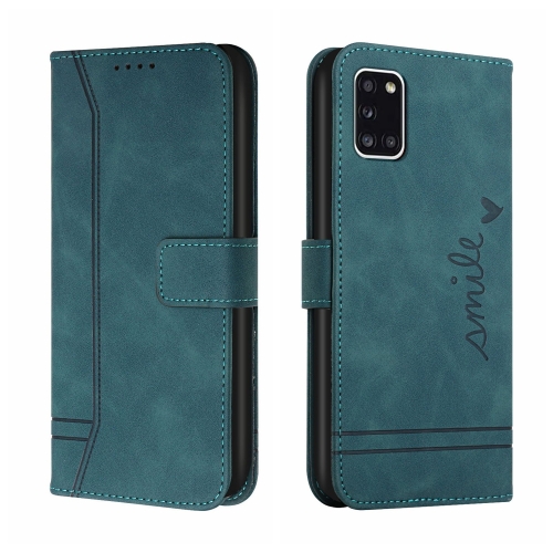 

For Samsung Galaxy A31 Retro Skin Feel Horizontal Flip Soft TPU + PU Leather Case with Holder & Card Slots & Photo Frame(Army Green)