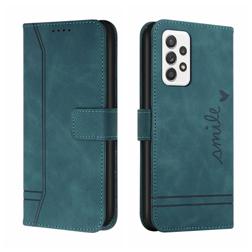 

For Samsung Galaxy A52 Retro Skin Feel Horizontal Flip Soft TPU + PU Leather Case with Holder & Card Slots & Photo Frame(Army Green)