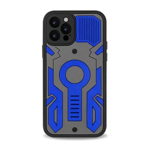 

Camouflage Bee Series All-inclusive Precise Hole Shockproof Case For iPhone 13 Pro(Blue)