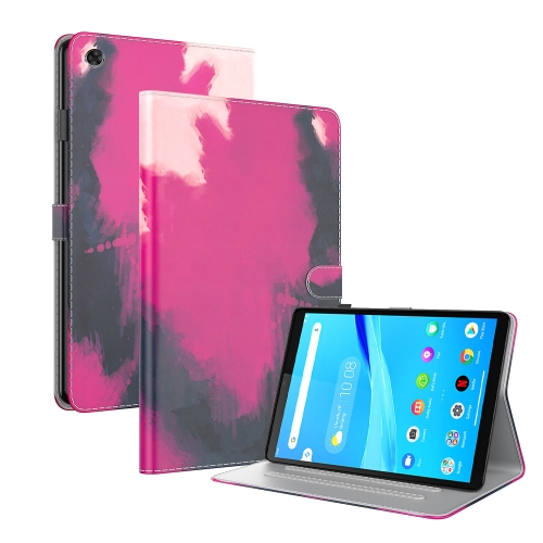 

For Lenovo Tab M8(HD)TB-8505F 8505X / M8(FHD) 8.0 Voltage Watercolor Pattern Skin Feel Magnetic Horizontal Flip PU Leather Case with Holder(Berry)