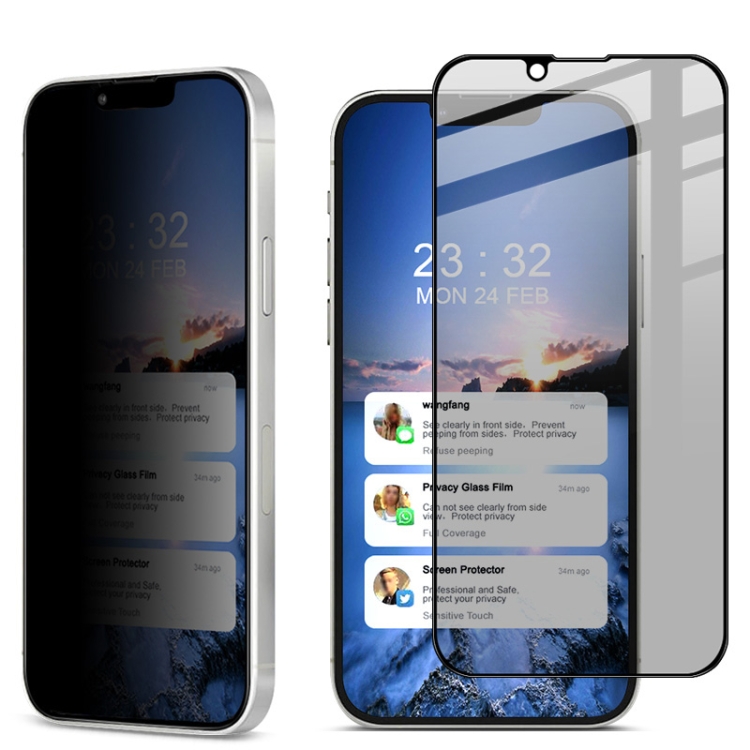 

IMAK HD Full Screen Anti-spy Tempered Glass Protective Film For iPhone 13 mini