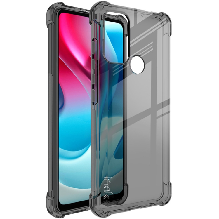 For Motorola Moto G60S IMAK All-inclusive Shockproof Airbag TPU Case with Screen Protector(Transparent Black)
For Motorola Moto G60S IMAK All-inclusive Shockproof Airbag TPU Case with Screen Protector(Transparent Black)