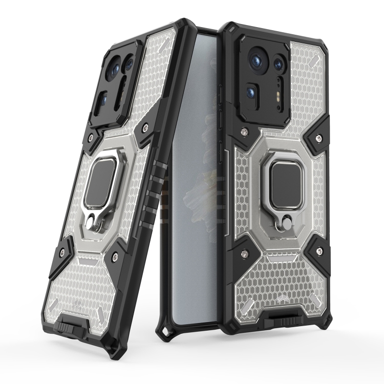 

For Xiaomi Mi Mix 4 Space PC+TPU Shockproof Case with Ring Holder(Grey)