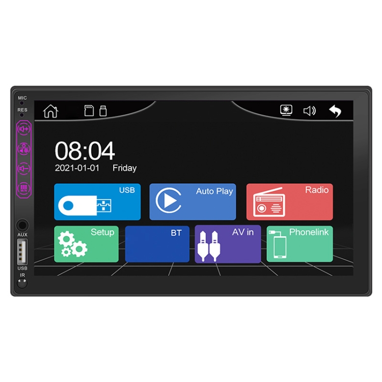 

L1 7 inch Universal Car MP5 Player with Carplay, Support FM & Bluetooth & TF Card