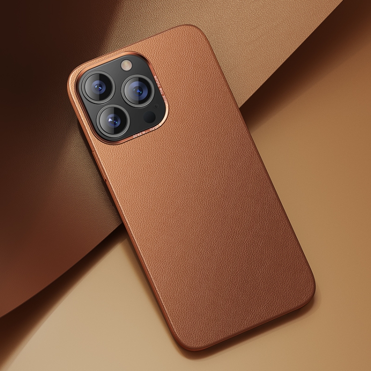 

Benks Leather All-inclusive Magnetic Shockproof Protective Case For iPhone 13 Pro(Brown)