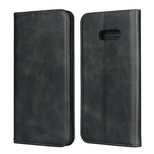 

For LG V50S ThinQ 5G Calf Texture Magnetic Horizontal Flip Leather Case with Holder & Card Slots & Wallet(Black)