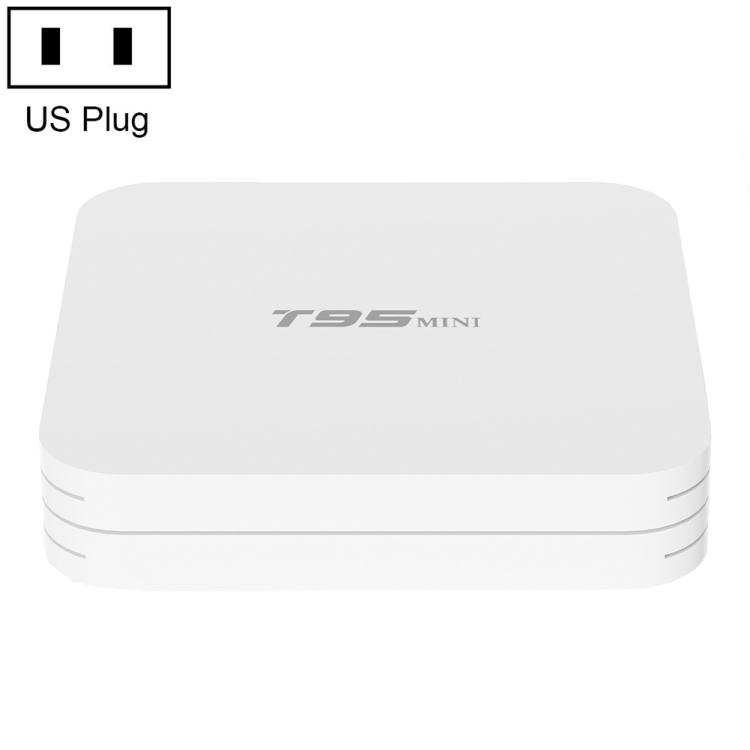 

T95MINI 4K HD Network TV Set Top Box, Android 10.0, Allwinner H313 Quad Core 64-bit Cortex-A53, 1GB + 8GB, Support 2.4G WiFi, HDMI, AV, LAN, USB 2.0, US Plug