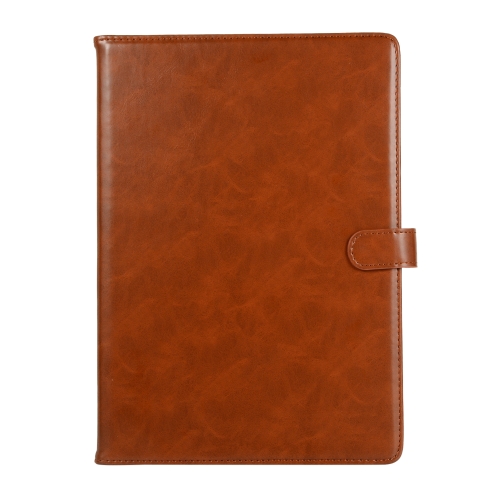 

Crazy Horse Texture Horizontal Flip Leather Case with Buckle & Holder & Card Slots & Wallet & Photo Frame For iPad 10.2 2021 2020 2019 / 10.5(Brown)