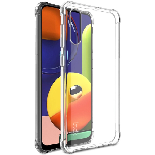 

For Galaxy A50s / A30s IMAK All-inclusive Shockproof Airbag TPU Case, with Screen Protector(Transparent)
