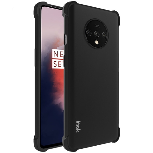 

For OnePlus 7T IMAK All-inclusive Shockproof Airbag TPU Case, with Screen Protector(Black)