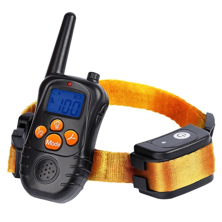 

998DC Bark Stopper Remote Control Electric Shock Collar Dog Training Device, Plug Type:US Plug