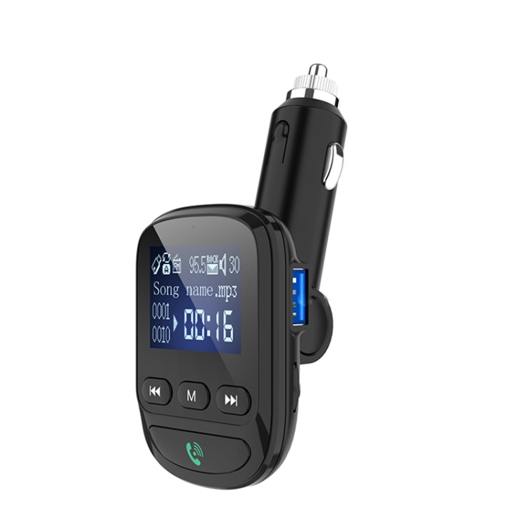 

BT06 1.4 inch Car MP3 Player FM Transmitter QC3.0 Quick Charge Support Bluetooth Handsfree / TF Card