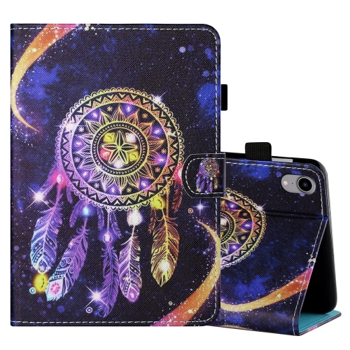 

Coloured Drawing Stitching Horizontal Flip Leather Tablet Case with Holder & Card Slot & Sleep / Wake-up Function For iPad mini 6(Starry Sky Wind Chimes)