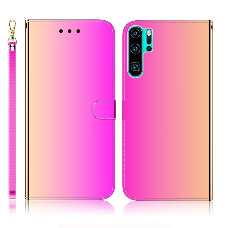 

For Huawei P30 Pro Imitated Mirror Surface Horizontal Flip Leather Case with Holder & Card Slots & Wallet & Lanyard(Gradient Color)