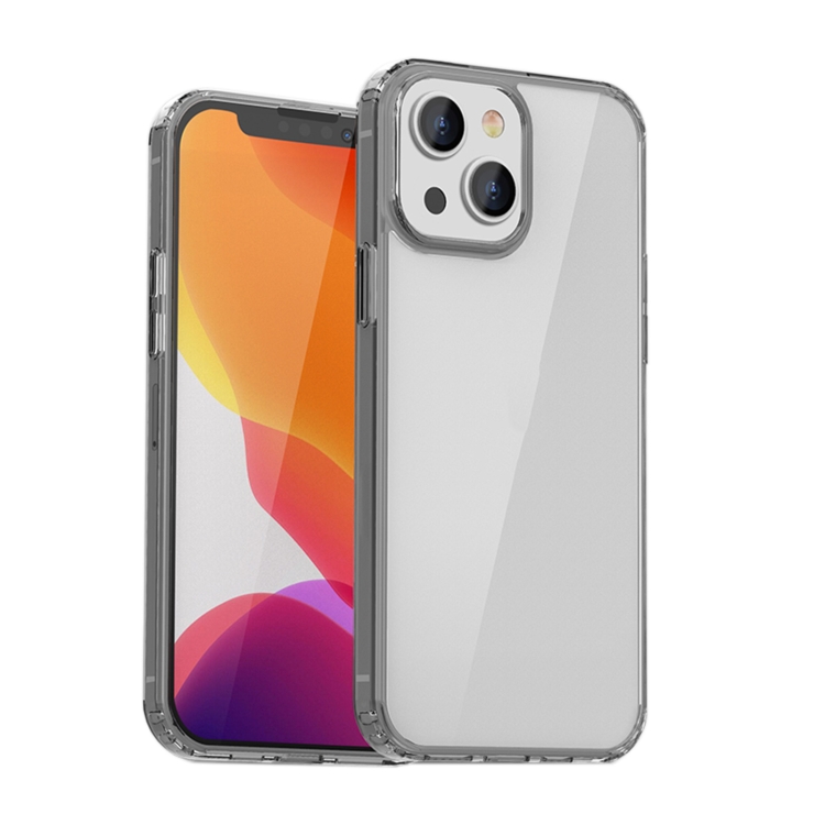 

iPAKY Transparent Shockproof TPU + PC Protective Case For iPhone 13(Transparent Black)