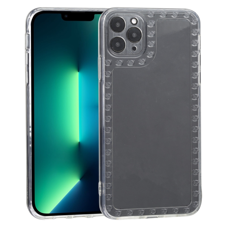 

Bear Pattern TPU Phone Protective Case For iPhone 13 Pro Max(Transparent)