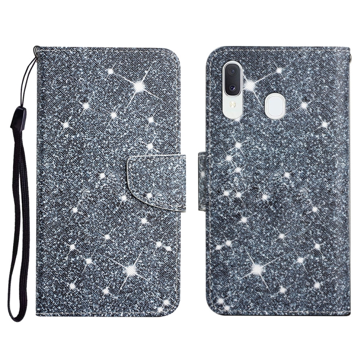 

For Samsung Galaxy A20e Painted Pattern Horizontal Flip Leather Case with Holder & Card Slot & Wallet(Gypsophila)