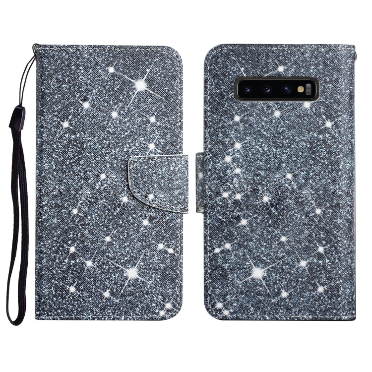 

For Samsung Galaxy S10+ Painted Pattern Horizontal Flip Leather Case with Holder & Card Slot & Wallet(Gypsophila)