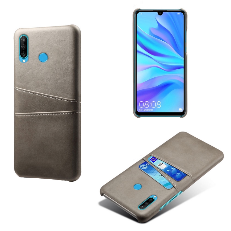 For Huawei P30 Lite Calf Texture PC + PU Leather Back Cover Shockproof Case with Dual Card Slots(Grey)
For Huawei P30 Lite Calf Texture PC + PU Leather Back Cover Shockproof Case with Dual Card Slots(Grey)