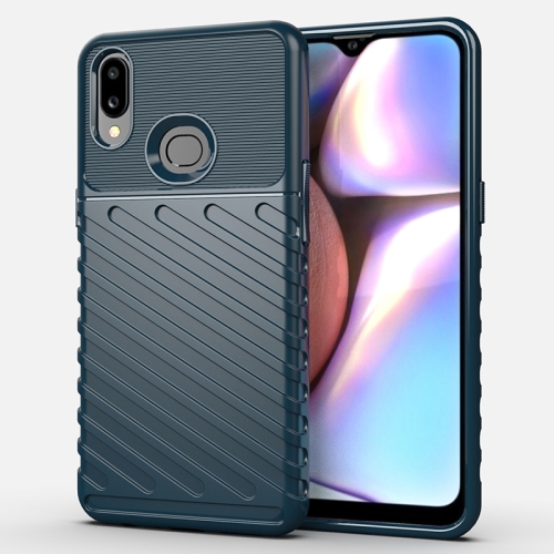 

For Galaxy A10s Thunderbolt Shockproof TPU Soft Case(Green)