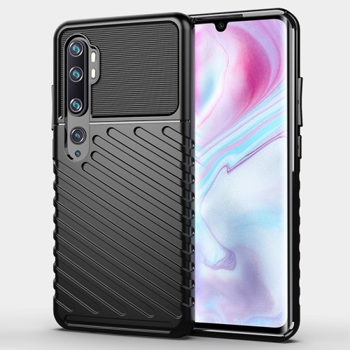 

For Xiaomi Note 10 Thunderbolt Shockproof TPU Soft Case(Black)