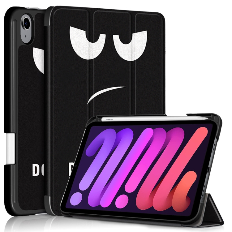 

Painted Pattern TPU Horizontal Flip Leather Case with Three-folding Holder & Pen Slot & Sleep / Wake-up Function For iPad mini 6(Eye)
