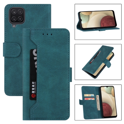 

For Samsung Galaxy A42 5G Reverse Buckle Horizontal Flip PU Leather Case with Holder & Card Slot & Wallet(Lake Blue)