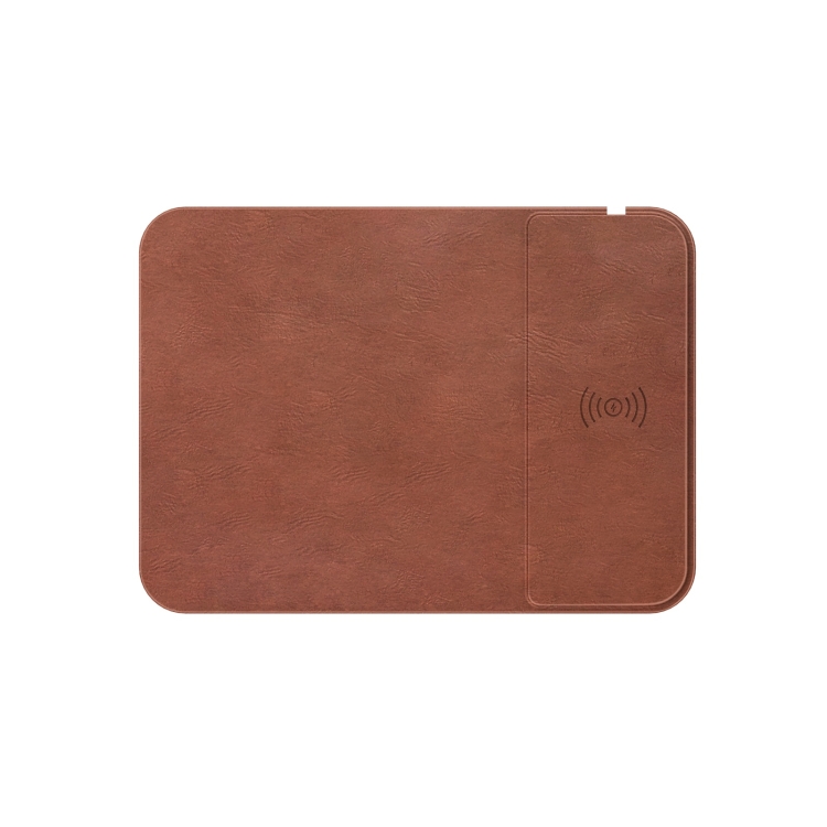 

OJD-82 Multifunctional Foldable Wireless Charger Mouse Pad(Brown)