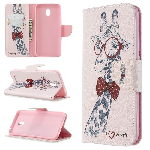 

For Xiaomi Redmi 8A Colored Drawing Pattern Horizontal Flip PU Leather Case with Holder & Card Slots & Wallet(Deer)
