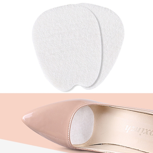 

10 PCS 090 Thin Felt Forefoot Pad Anti-wear Shoe Sticker Pads(White)