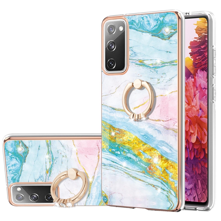 For Samsung Galaxy S20 FE 5G / 4G Electroplating Marble Pattern IMD TPU Shockproof Case with Ring Holder(Green 004)
For Samsung Galaxy S20 FE 5G / 4G Electroplating Marble Pattern IMD TPU Shockproof Case with Ring Holder(Green 004)