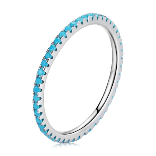 

S925 Sterling Silver Fashion Wizard Diamond Women Ring, Size:6(Silver)