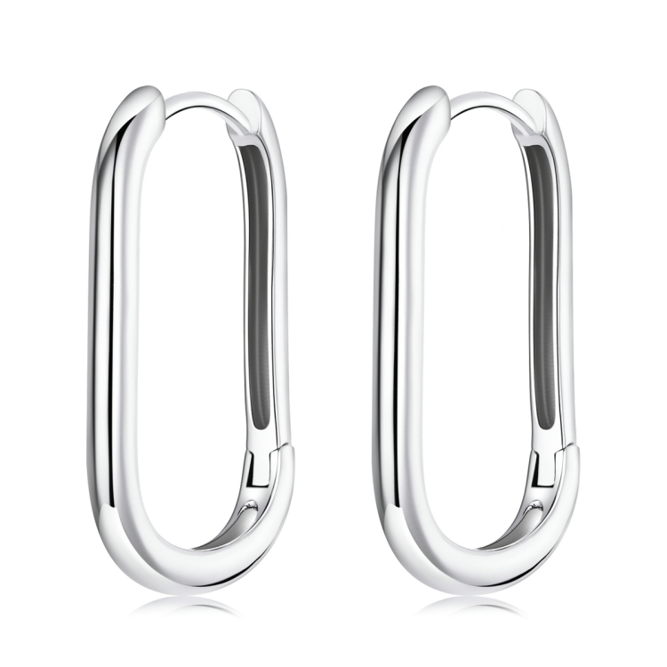 

Platinum Plated Simple Ear Buckle Women Earrings(Long)
